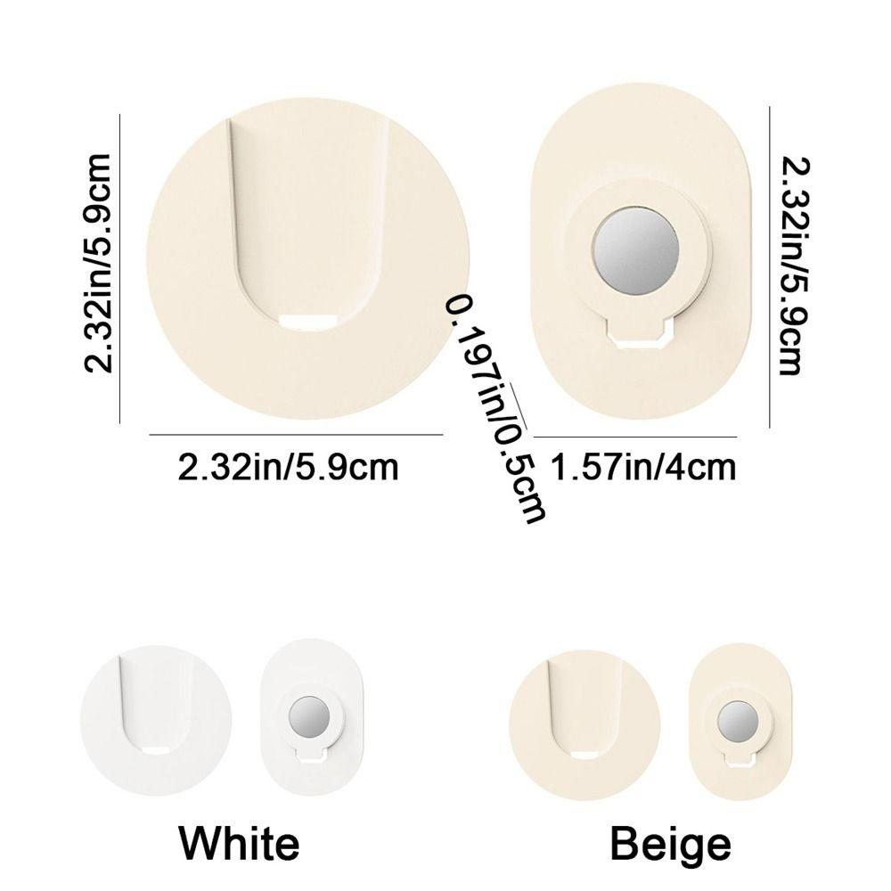 5 Set Punch Free Remote Control Magnetic Sticker Plastic Strong Magnetic Hooks  Office