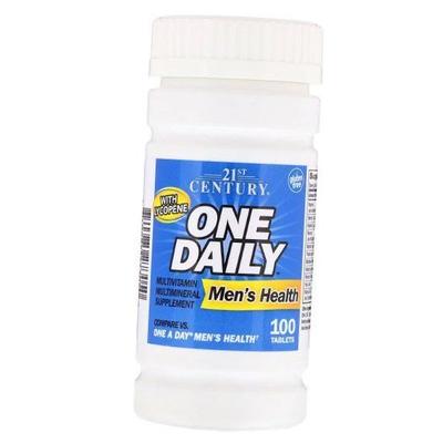 Vitaminecomplex voor mannen, One Daily Men's Health, 21e eeuw 100 tabbladen (36440052)