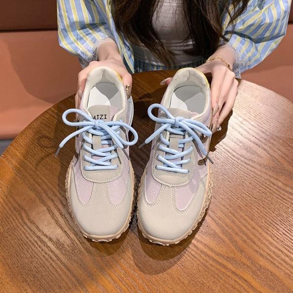 

Height-increasing retro versatile casual sports Forrest Gump shoes women s shoes 2025 spring new height-increasing Forrest Gump training board shoes 35