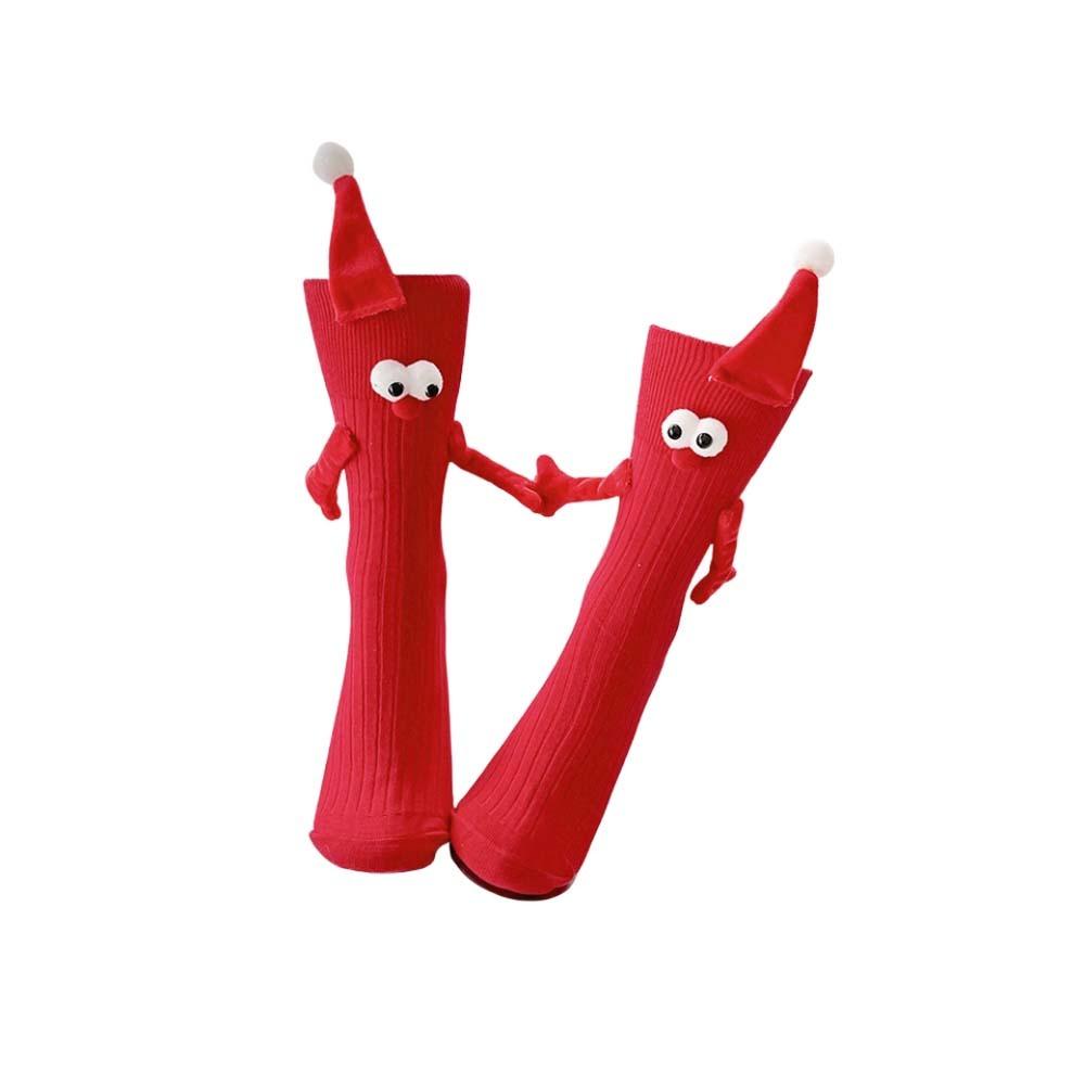 New Year Gifts Long Tube Hose Socks Breathable Cartoon Xmas Socks  Streetwear