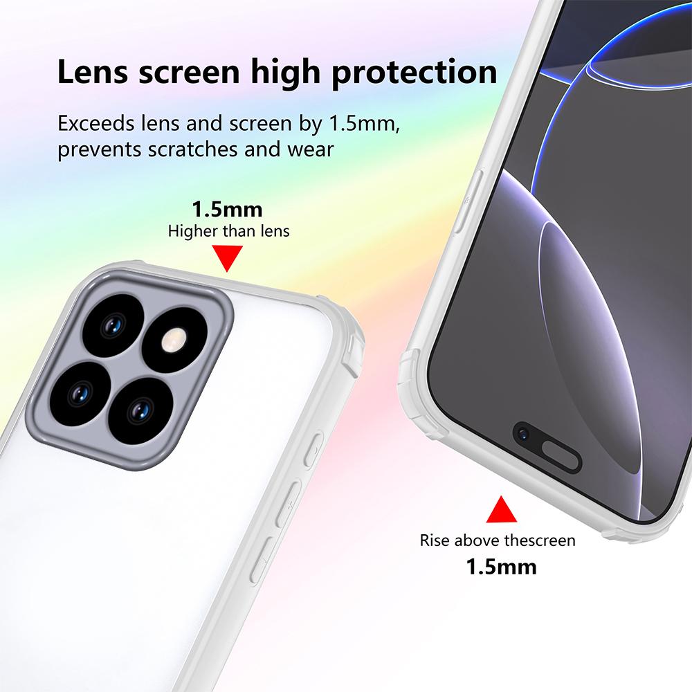 For Honor X7d 4G/400 Smart 5G Case Reinforced Corner Shockproof TPU + Acrylic Phone Cover