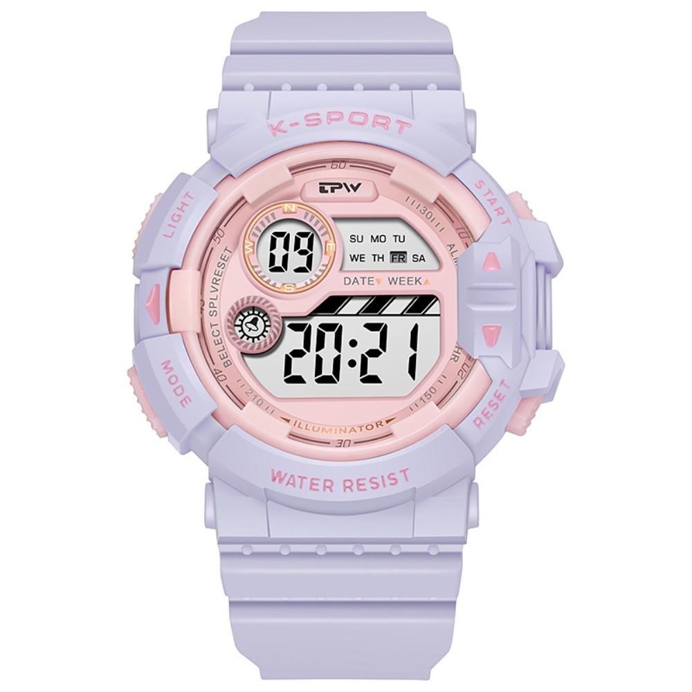 

Luminous Kids Watch Multifunctional Smart Electronic Watch Women s Digital Watch Boys and Girls светло-фиолетовый