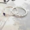 ollia birthstone layered 7,8,9 ring