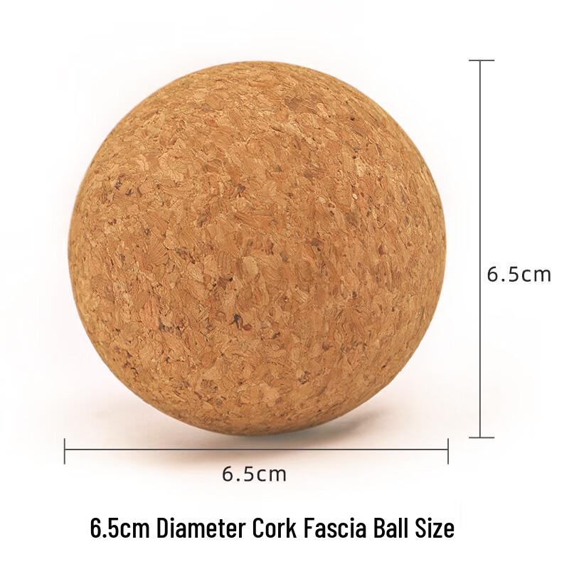 WEZHO 6.5cm Cork Yoga Massage Ball Set (4-pack)