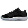 Air 11 Retro Low GS nízké basketbalové boty černobílé kulatá špička šněrovací unisex FV5121-004
