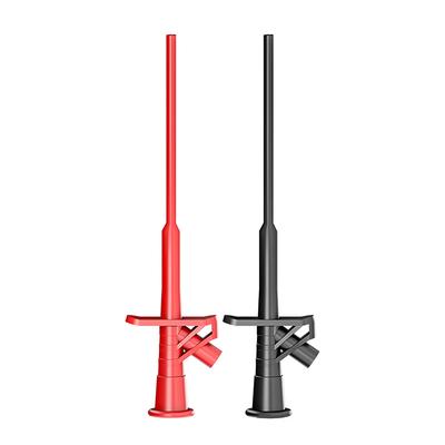 1/2Pcs P5004 Quick Test Hook Clip 1000V High Voltage Flexible Professional Insulated Testing Probes With 4mm Socket