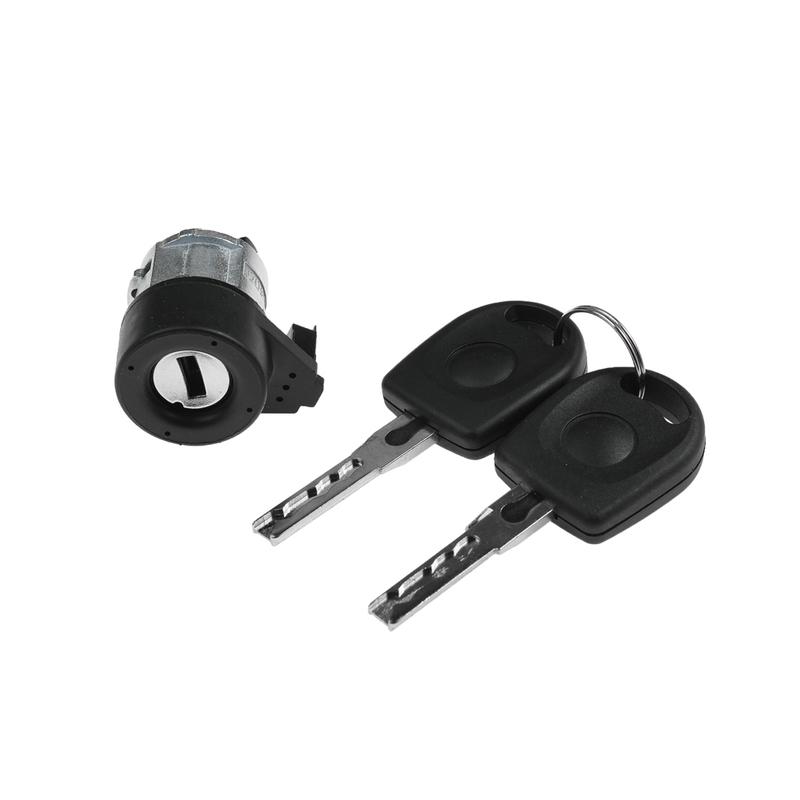 Ignition Key Switch Lock Cylinder + 2 Keys 3B0905855C, US360L, 3B0905855C Fit for Volkswagen Beetle Golf Jetta Passat R32 Rabbit