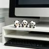 3 Pcs Mini Panda Figurines, Cute Resin Panda Fairy Garden Accessories, Cartoon Tiny Animals Cake Topper for DIY Craft, Aquarium, Car
