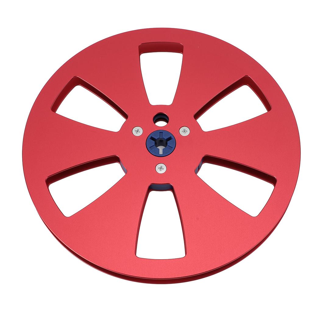 14 Bobina de Fita Vazia de 7 Polegadas 6 Furos Liga de Alumínio Universal Carretel Aberto Fita de Som Disco Vazio para TEAC
