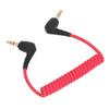 3.5mm for TRS to for TRS Adapter Mic Cord PVC OFC Coiled Microphone Patch Cable for Rode SC2 Smartphones Video Mic