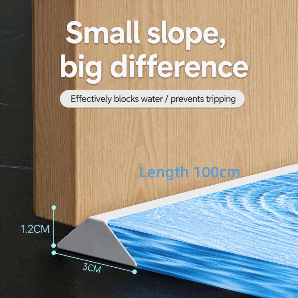 Silicone Bathroom Water Barrier Flexible Bendable Self-adhesive Seal Strip Kitchen Sink Blocking