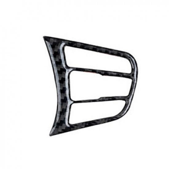 3Pcs Carbon Fiber Interior Steering Wheel Cover Trim For BMW X1 F48 2016-2018