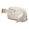 Lululemon Everywhere 1L Logo Zip Waist Bag Women bags White Gold LU9B18S-WHTO/GOLD