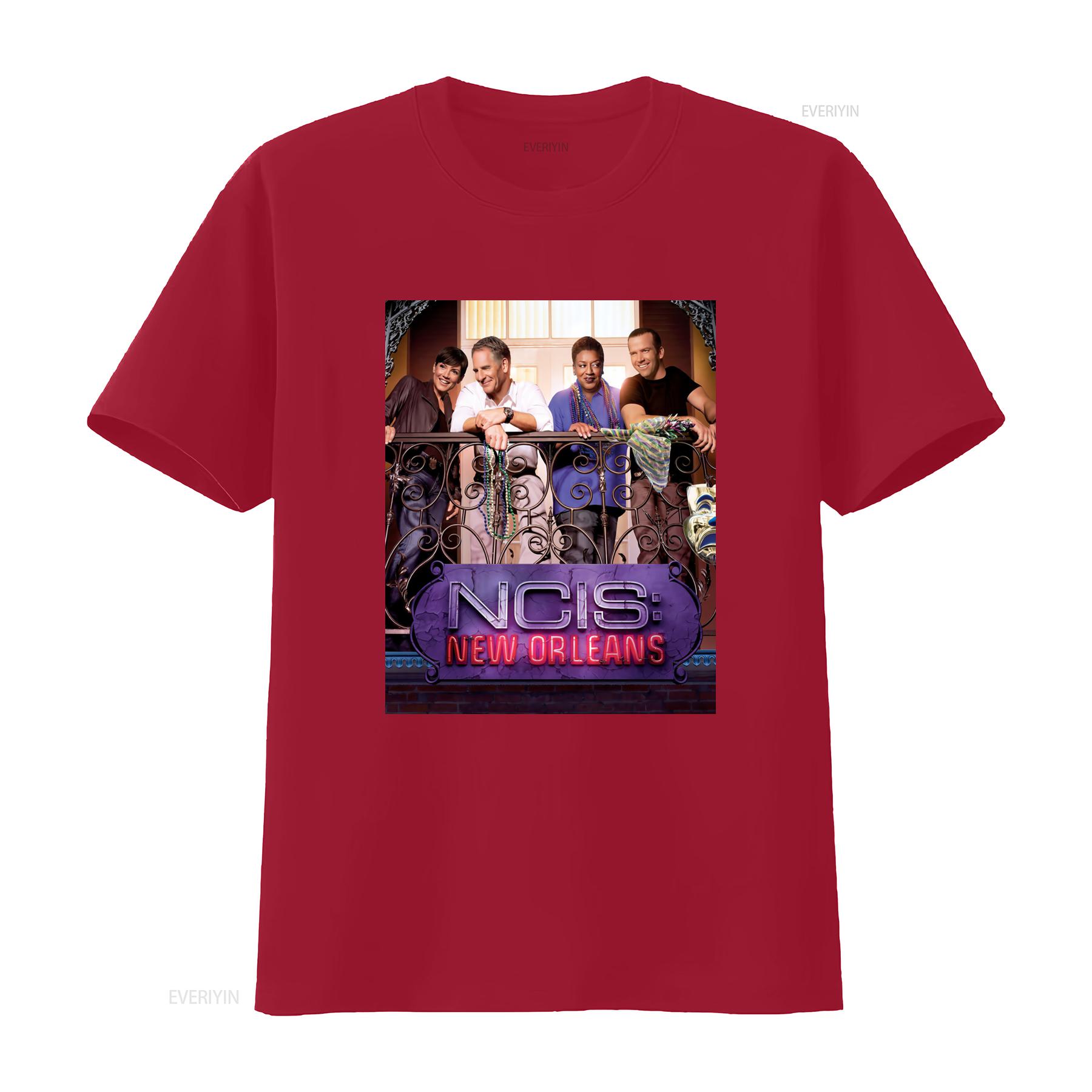 

Ncis New Orleans Tv Series Popular Cop Show Fan T Shirt vintage Washed Breathable designer clothes Top For Everyday Wear homme S