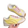 Macaron Shoes Retro Moral Training Shoes Flat-soled Lace-up Women's Versatile Color Matching Light Forrest Gump Shoes Sports and Leisure Commuter S