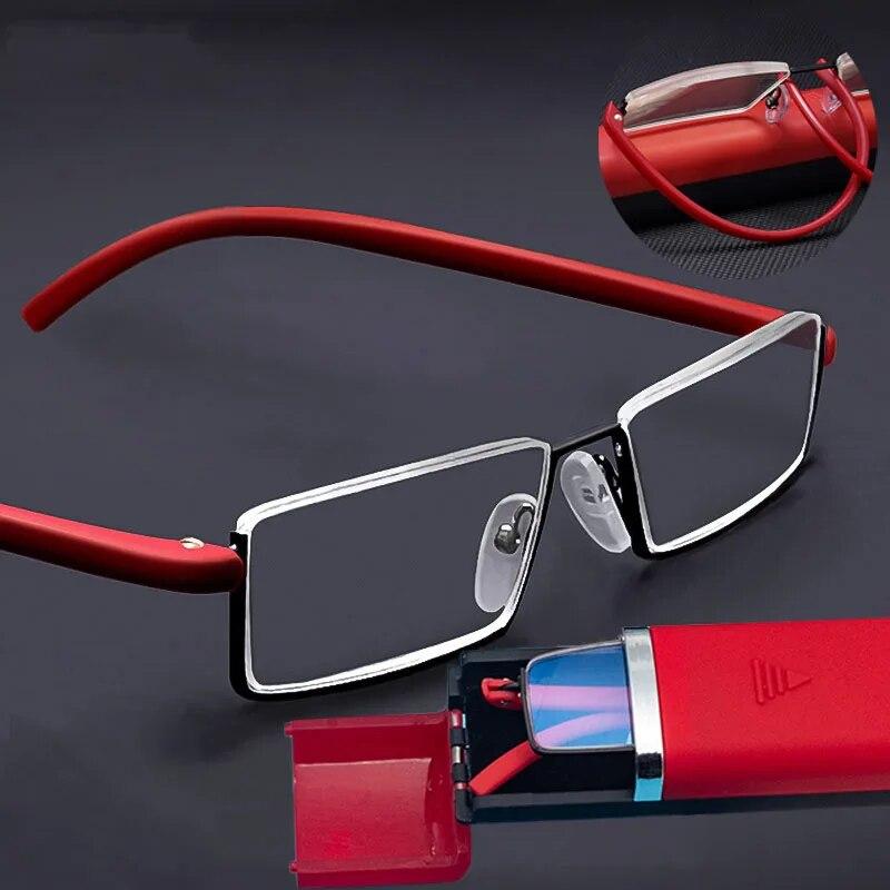 TR90 полурамные очки для чтения — фото 6