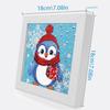 Diy Diamond Painting With Wooden Dual-Purpose Photo Frame, Cat 5D Puzzle Children'S Handmade Diamond Painting Full Of Diamonds