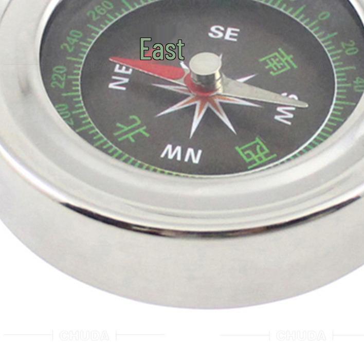 60mm Stainless Steel Military Multifunctional Compass for Students & Outdoor Sports