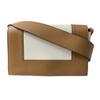 UsedShoulder Bag Brown/white Leather Women