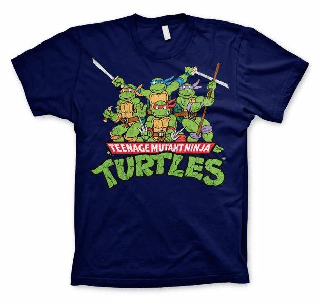 

Officially Licensed TMNT - Distressed Group Men S T-Shirt S-XXL Sizes L