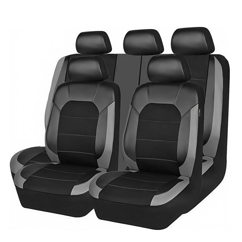 Car Seat Cover Full Set Cloth Universal Polyester Breathable Washable Suitable For Car Truck Van Suv Car Accessories
