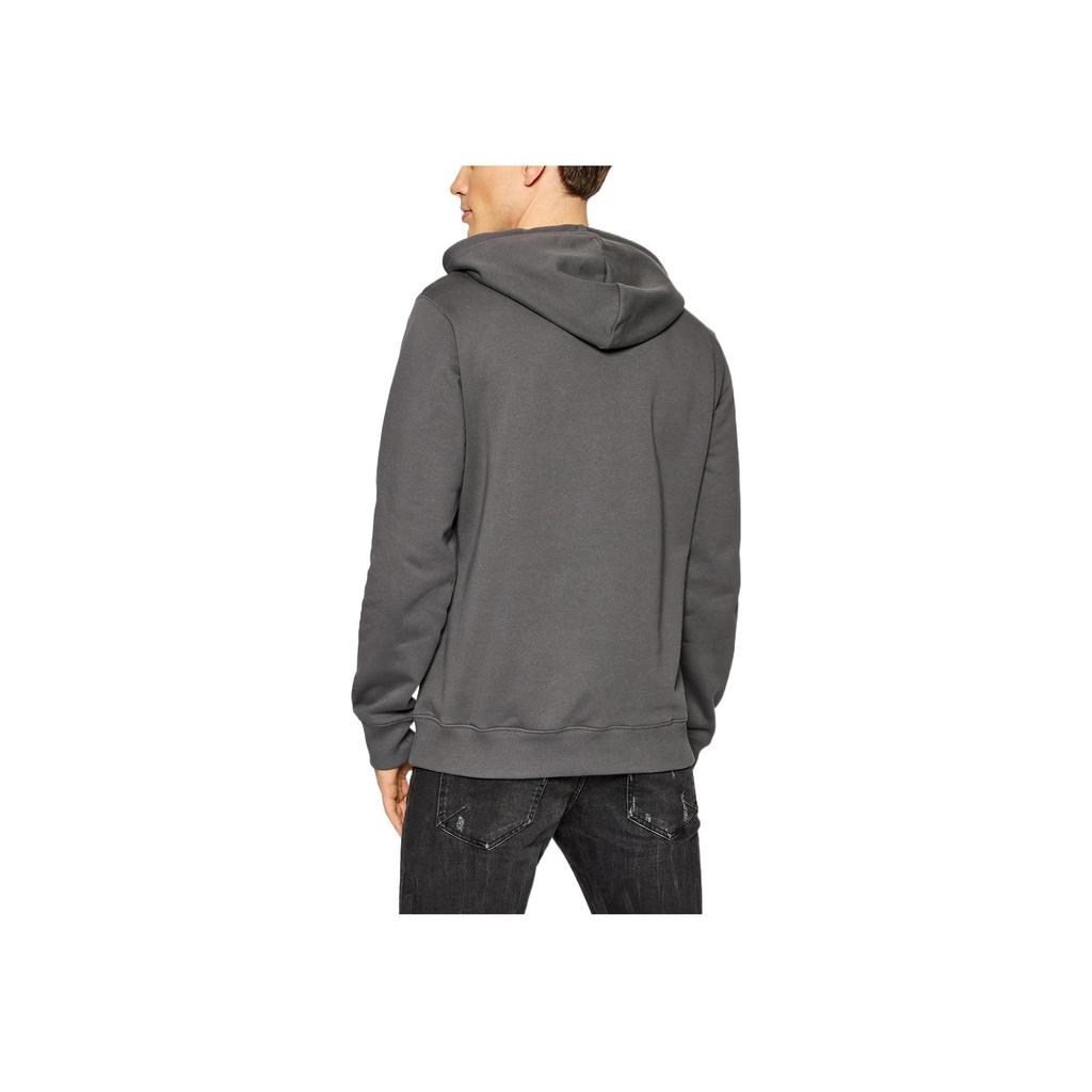 Calvin Klein Logo Print Hoodie Men hoodies Gray J30J314557PCK