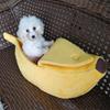 Portable Banana Cat Bed Pet Basket Cat Mat Beds Durable Banana Cat House  Dog Cushion Supplies
