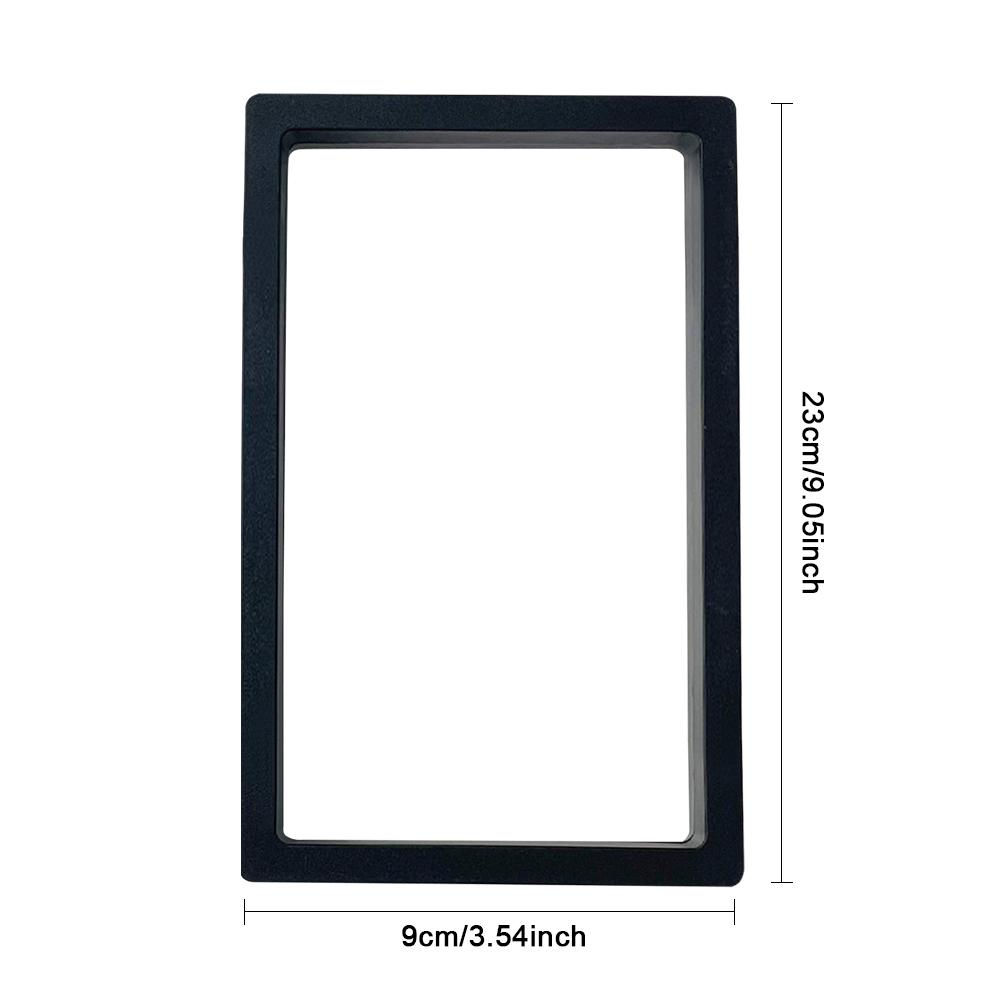 Jewelry Display Box 3D Floating Frame Display Holder Ring Necklace Earring Packaging Box Jewelry Coin Display Stand Holder