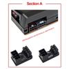 Turn Connector 6 Pin/8 Pin Power Adapter Board 180 Degree Angle GPU Power Connector for PC Computer Graphics Card