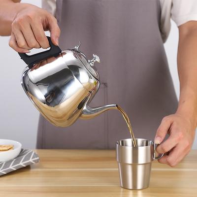 Ceainice 1.2L/1.5L/2L cu Filtru Infuzor Oțel Inoxidabil Îngroșat Ceainic pentru Fierbere Oale Gaz Inducție Acasă Camping