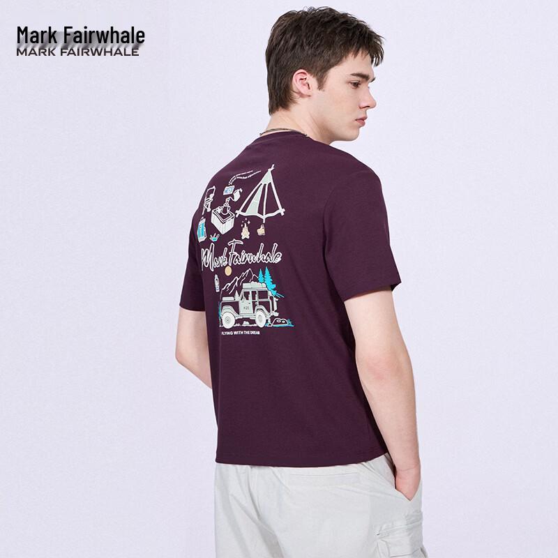 

Мужская футболка Mark Fairwhale с вышивкой букв, с круглым вырезом M