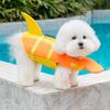 Shark Shape Dog Life Vest Adjustable Dog Life Preserver Dog Swimming Suit Boating Safety