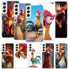 Chicken Hen Rooster Phone Case For Samsung Galaxy S26 Ultra S23 S24 S25 Edge S20 FE S21 S22 Plus Soft Print Shell Cover Fundas G