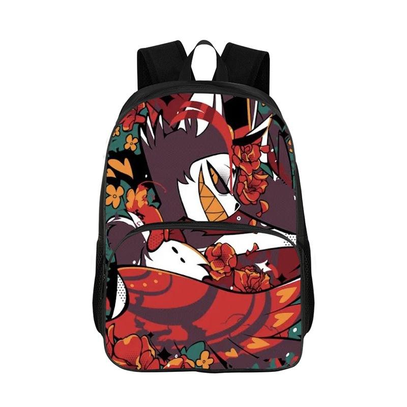 Hazbin Hotel Kids Backpacks Boys Girls Student Birthday Gift Child School Bags Large Capacity Camping Durable Rucksack