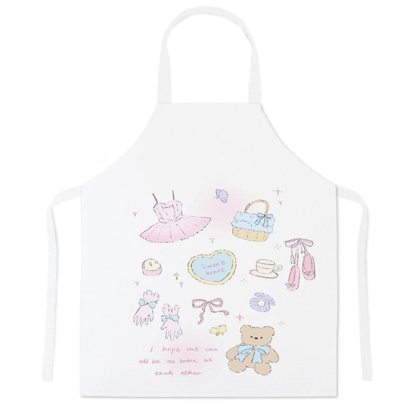Cartoon Anime Pet Apron for Adults & Kids - Cute Kitchen & Restaurant Waist Apron