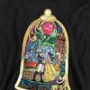 Beauty And The Beast Childrens/Kids Stained Glass Heather Hoodie