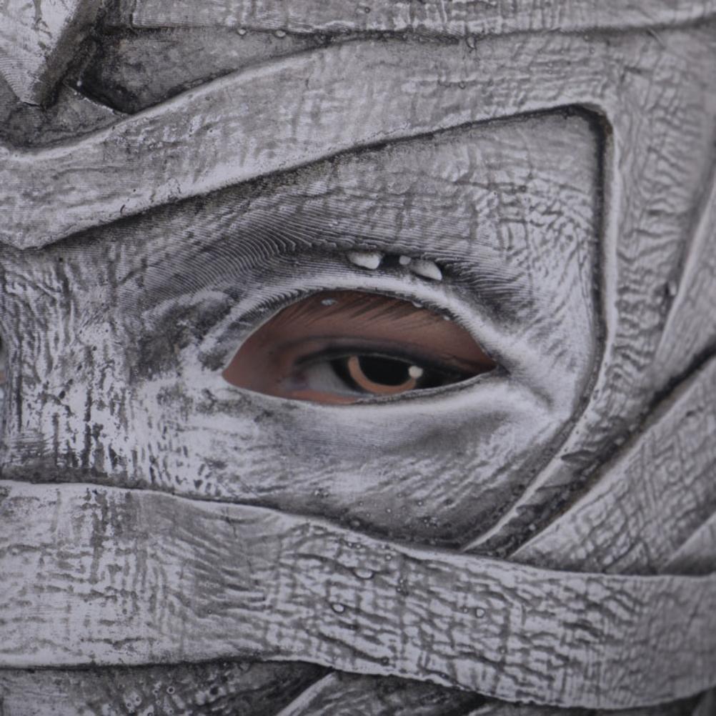 Movie Figure Knight Face Cover Soft Latex Knight Cosplay Face Covering Headwear Halloween Knight