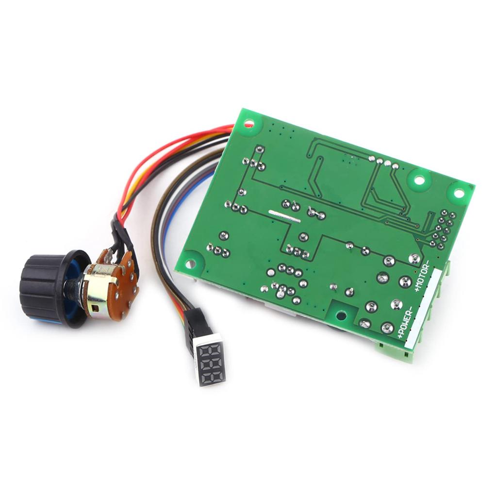 DC 6V-60V 30A variable speed motor controller driver control (with digital display) speed regulator