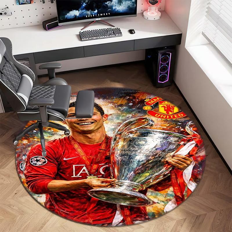 Cristiano Ronaldo Glory Carpet Living Room And Bedroom Mats Suitable For All Seasons Christmas Gifts Art Protective Pad