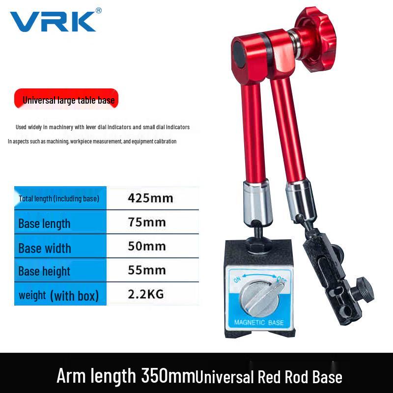 VRK Dial Indicator Magnetic Base Stand Arm Length 350mm
