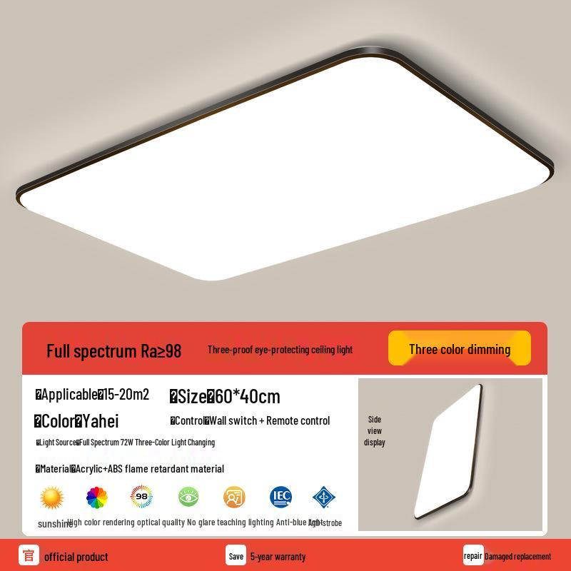 Round Waterproof LED Ceiling Light for Kitchen, Bathroom, Bedroom, Balcony, or Corridor