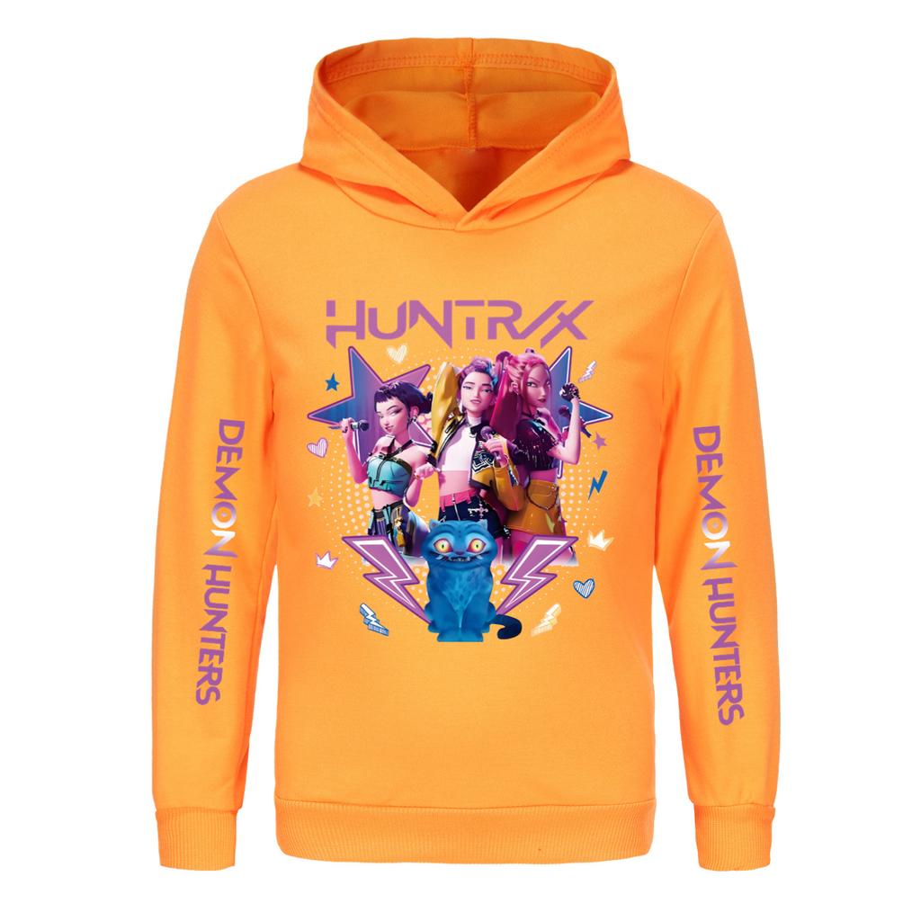 Children's Clothing Fashion Cartoon Printed Pattern Sports Shirt Top Casual Comfort Hoodie Sweatshirts Kids Unisex