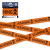 10M Halloween Caution Tape Yellow Hazard Warning Safety Line Outdoor Decoration Prop For Yard And Garden Party Setup