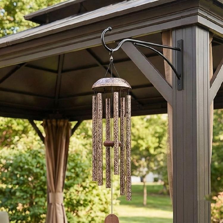 Hanging Plant Brackets Iron Decorative Wall Hangers Hook Hanging Plant Hook for Indoor Outdoor for Bird Feeders