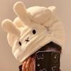 Women Hair Drying Hat Quick-Dry Hair Towel 1Pc Bunny Ears Coral Fleece Super Absorbent Turban Hair Dry Cap