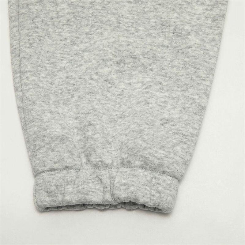 Puma Solid Color Cuffed Knit Sports Pants Unisex Bottoms Light-Heather-Gray 539732-04