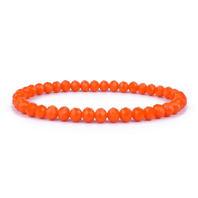 Mini Geslepen Kristal Armband Dames Luxe Kralen Dames Armband Mode 6/8mm 41kleur Kristallen Kralen Armband Vriendschap Sieraden