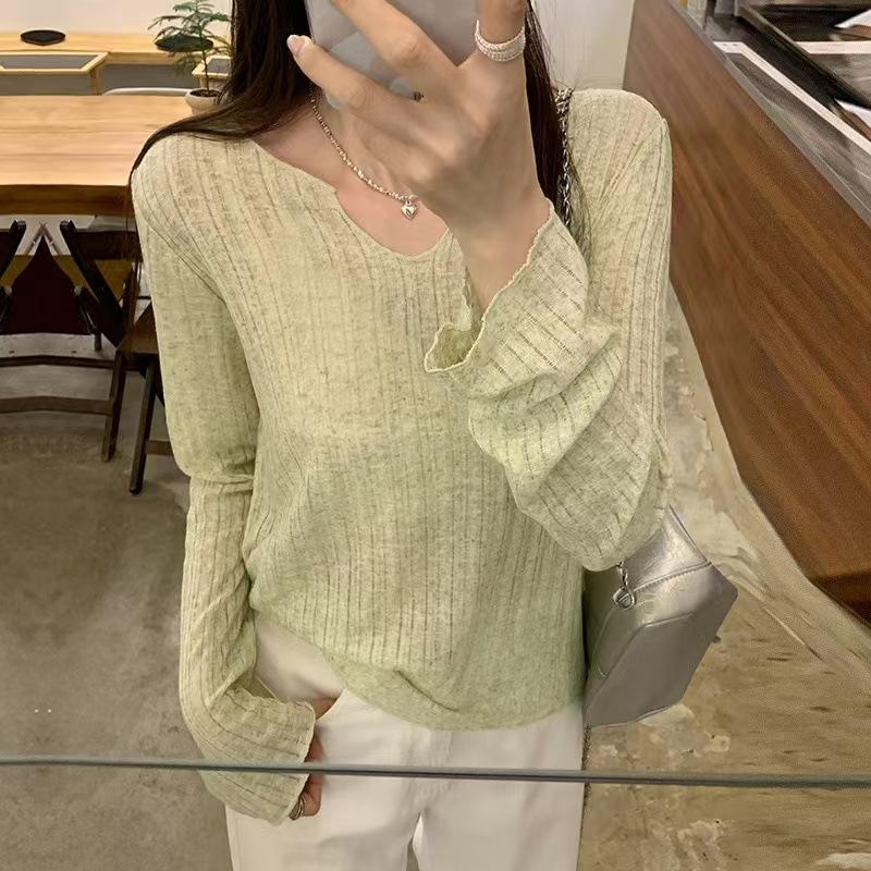 

Свободная и легкая дышащая футболка с длинным рукавом с полосками под мышками S зелёный