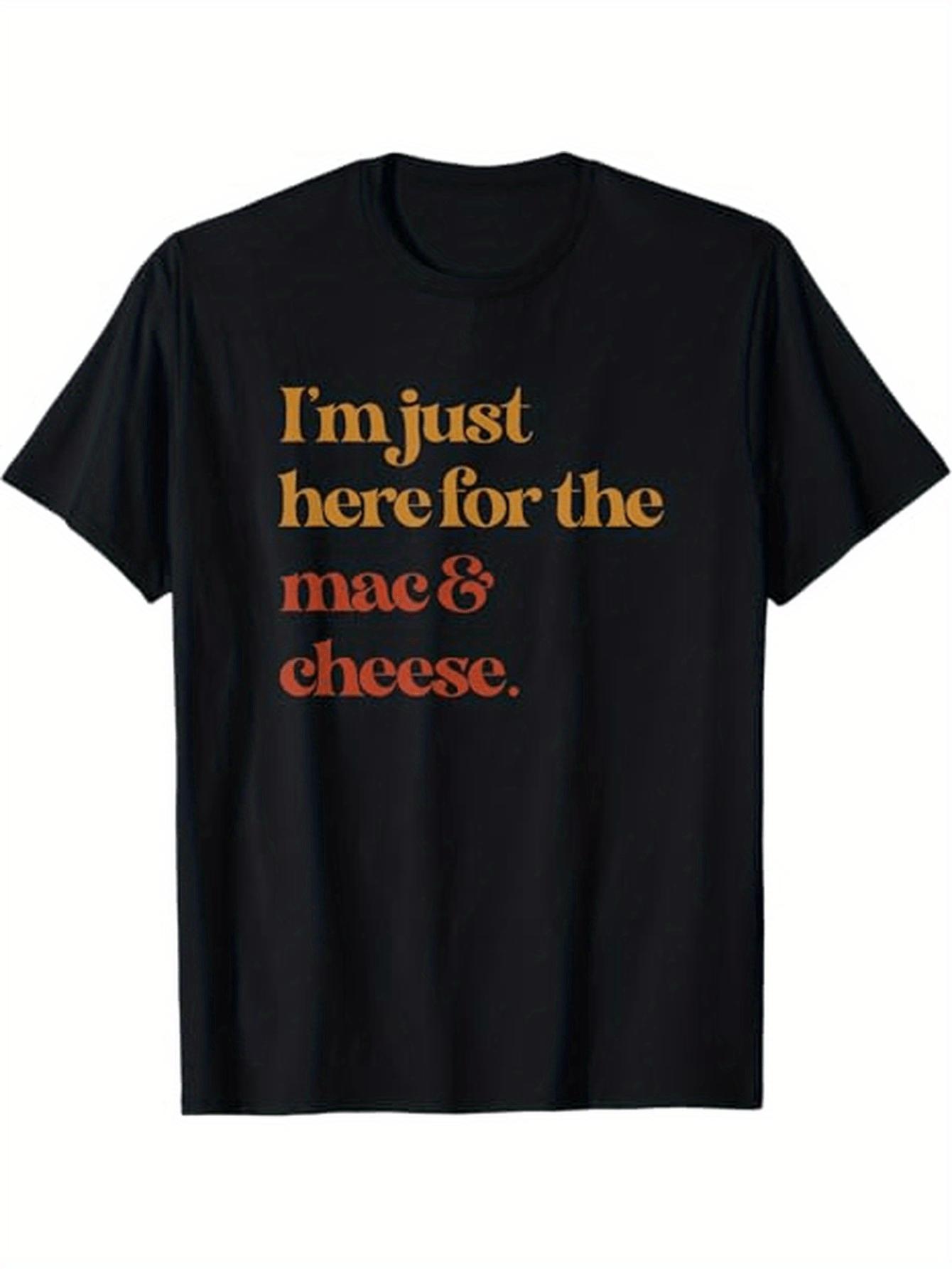 Funny I Just Came to Thanksgiving Print T-shirt for Men L