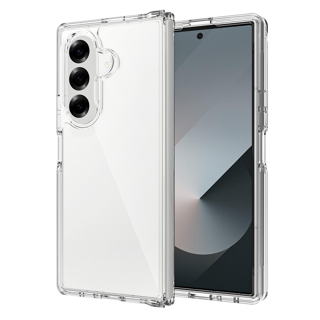 For Samsung Galaxy Z Fold7 5G Case Anti-Scratch TPU+Acrylic Clear Back Phone Cover